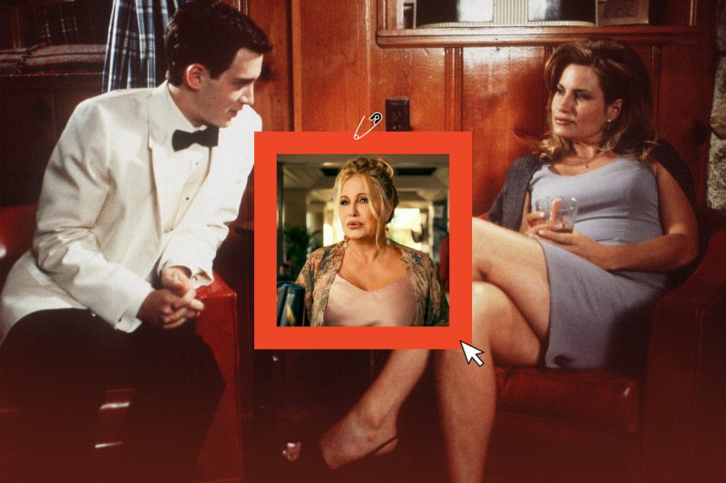 Мама Стифлера голая в чулках