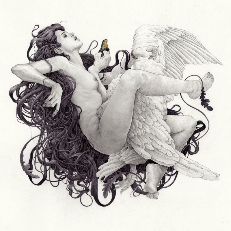 Леда оттраханная лебедем арт