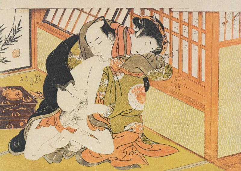 Японская эротическая живопись сюнга