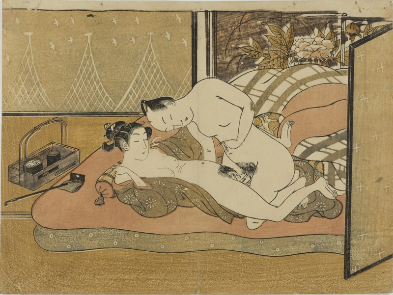 Японская эротическая живопись сюнга