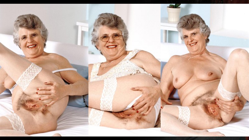 Старые бабушки без трусов