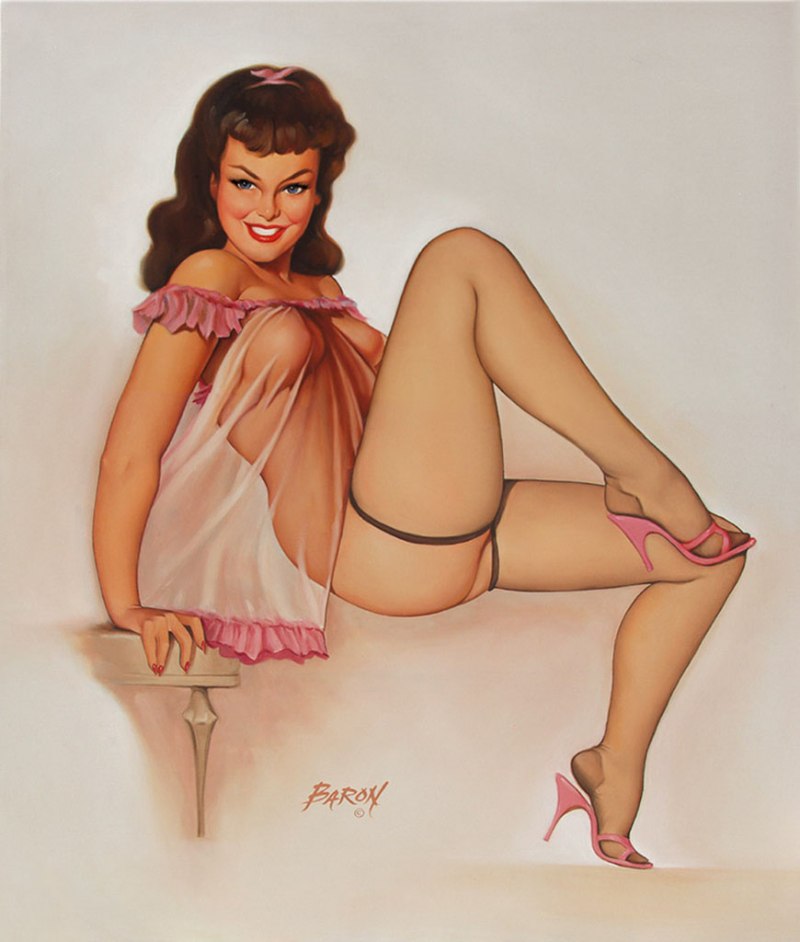 Голые женщины в стиле пин ап