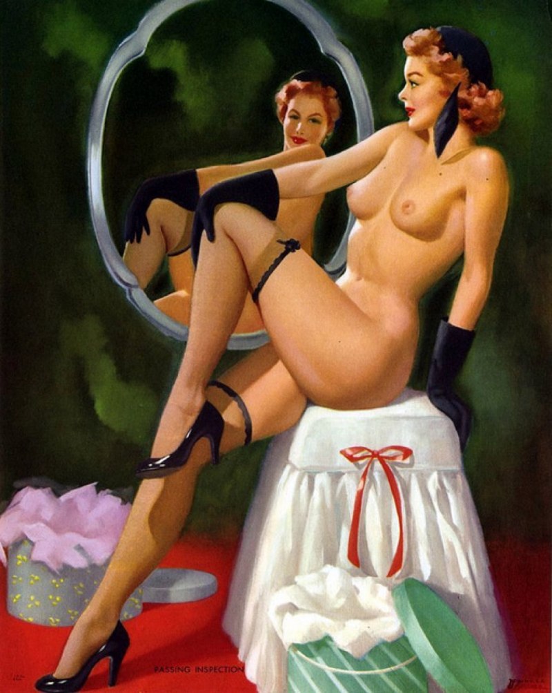 Голые женщины в стиле пин ап