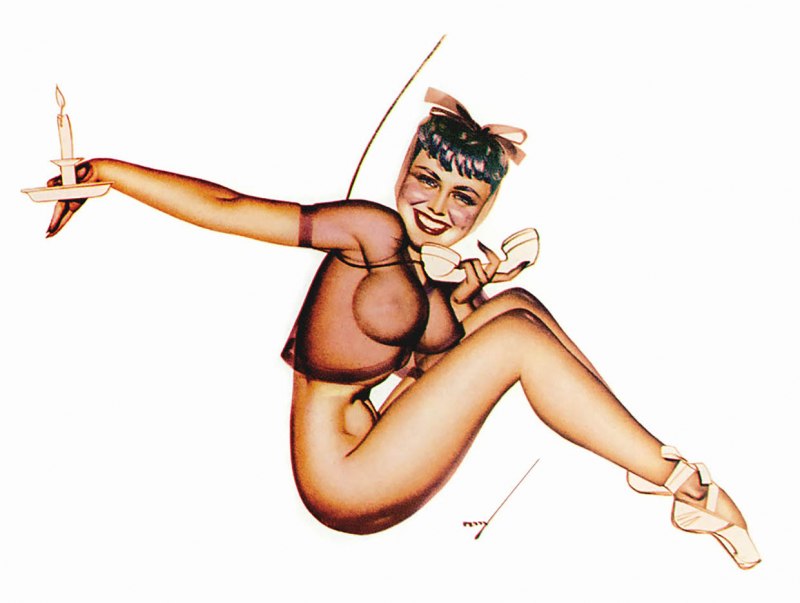 Голые знаменитости в стиле пин-ап