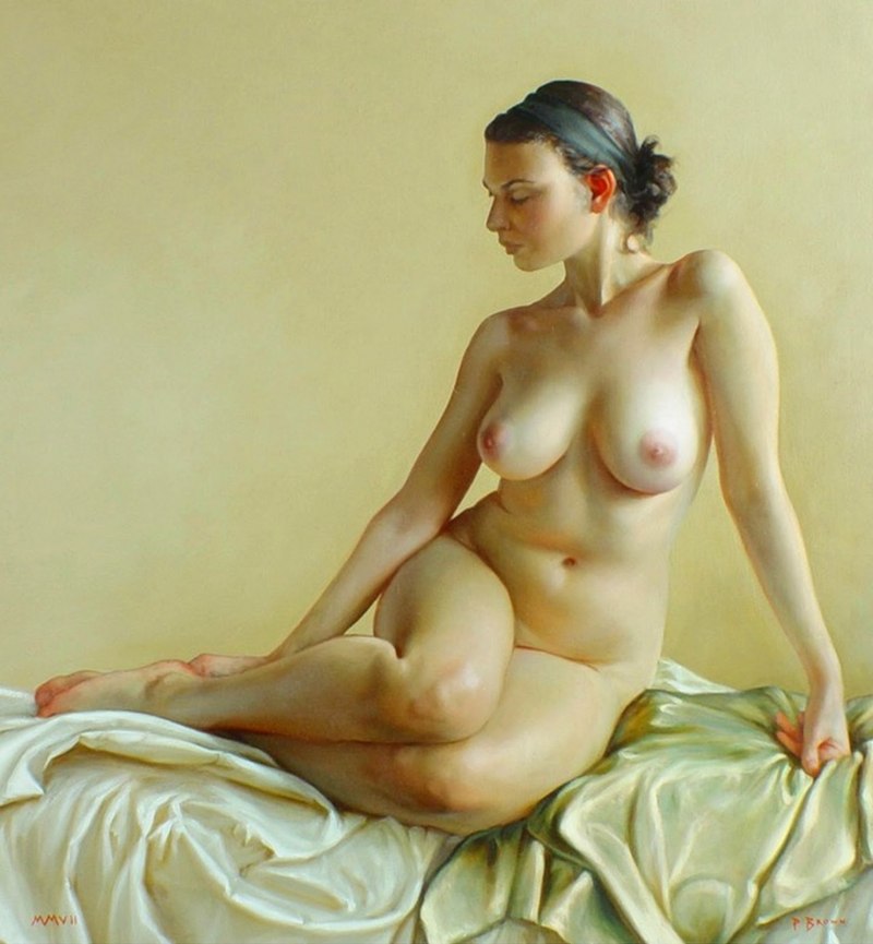 Художник Laszlo Gulyas Венгрия nude