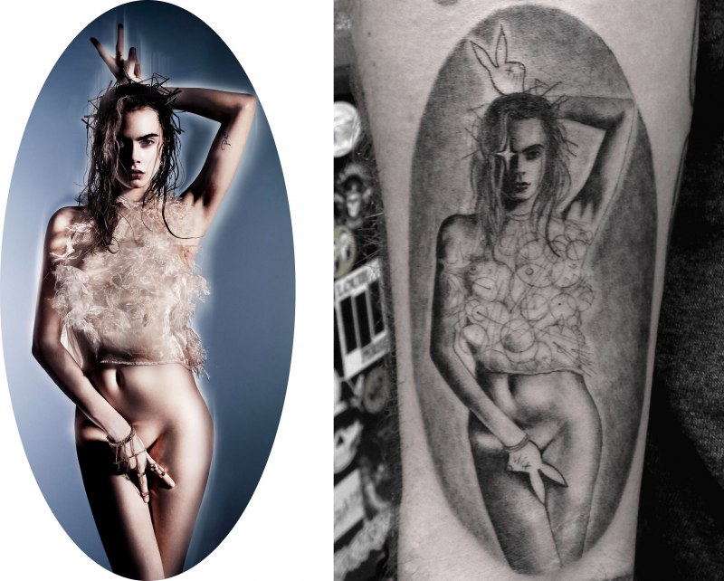 Модель Кара Делевинь nude