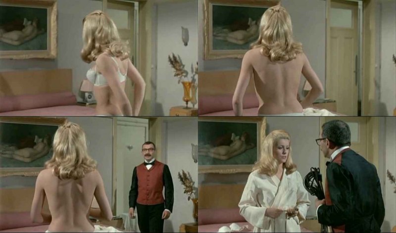 Эротические сцены с Катрин Денев