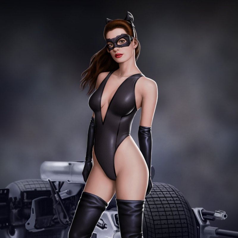 Селина Кайл голая Бэтмен Аркхем