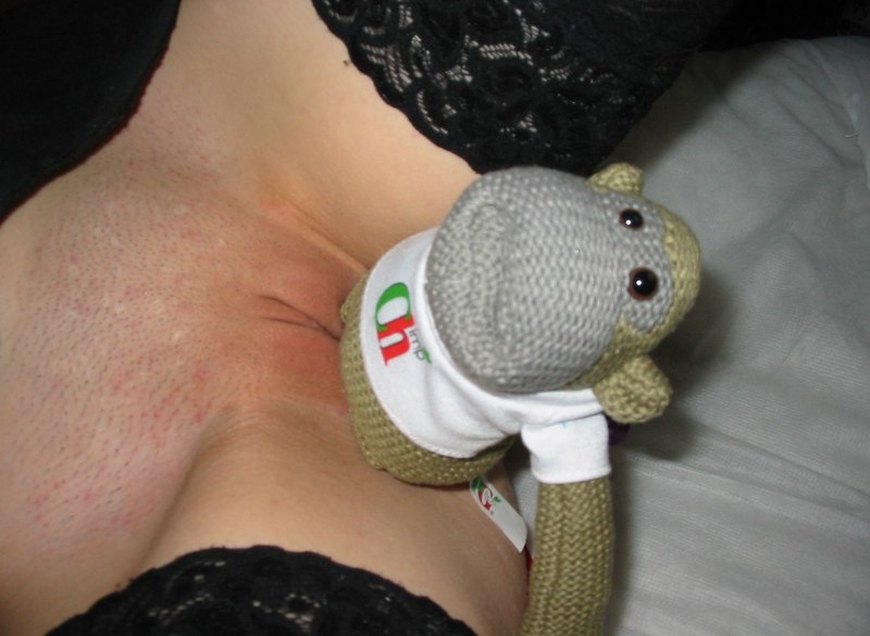 Мастурбация плюшевыми игрушками