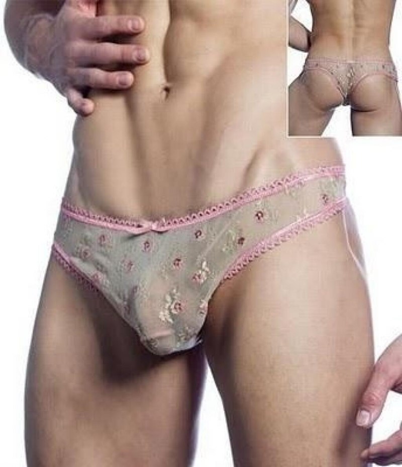 Мужики в прозрачных женских трусах