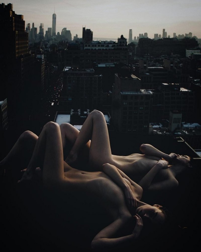 Красивый трах на крыше