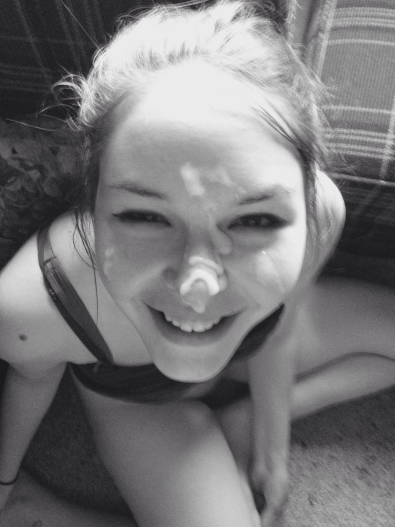 Тушь по лицу селфи камшот