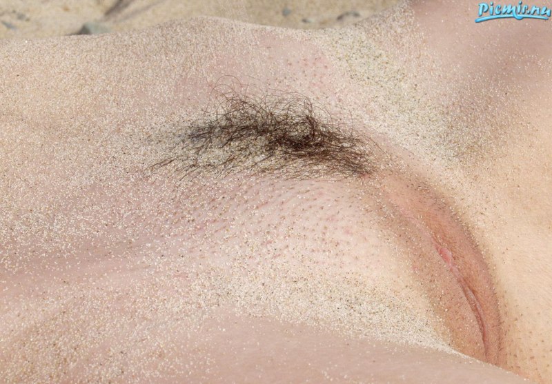 Выпуклые лобки женщин на пляже