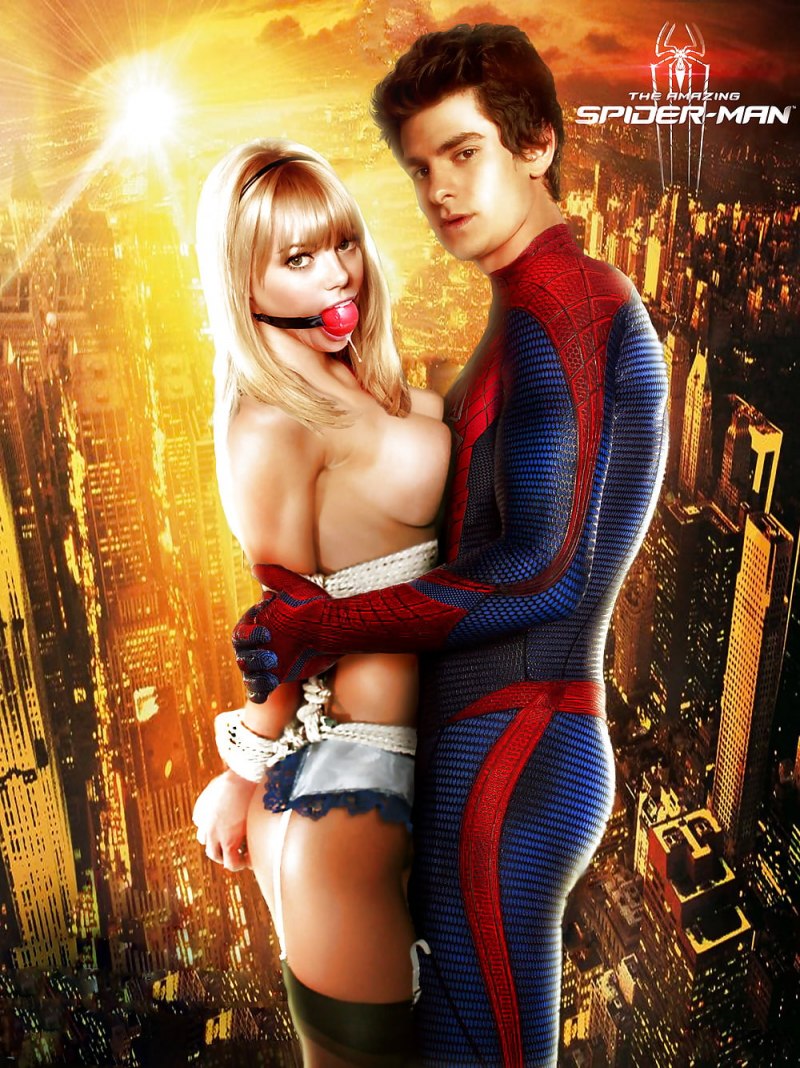 Бдсм Эмма Стоун человек паук