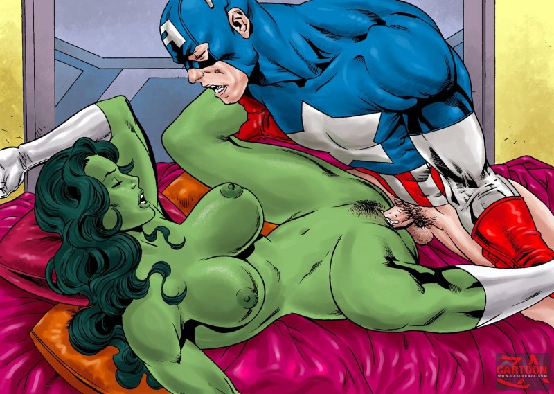 Человек паук и женщина Халк хентай