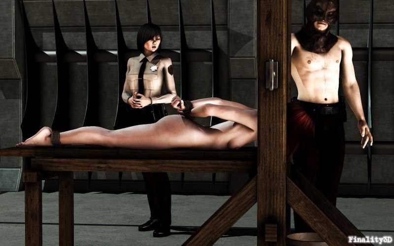 Бдсм гильотина девушки