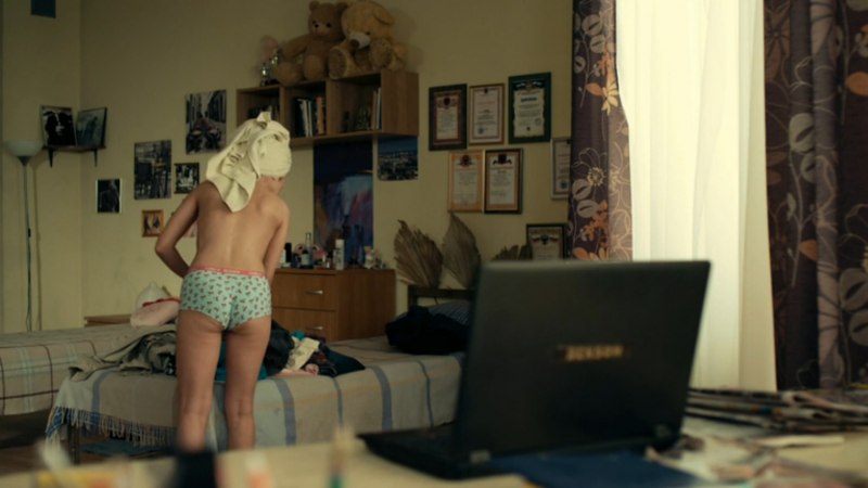 Анна Кузина в Нижнем белье универ