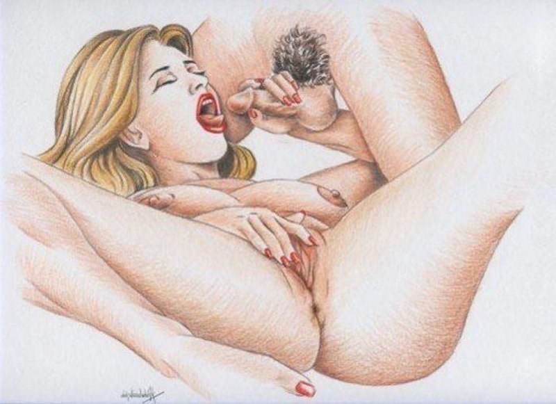 Рисунки лобка карандашом эро