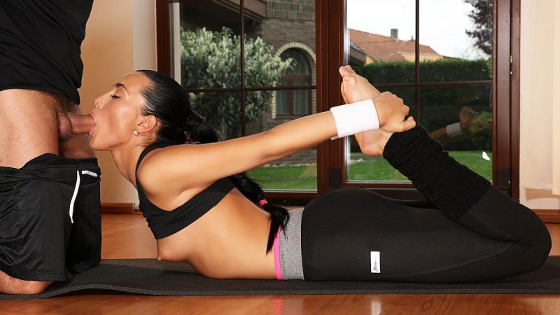 Anna Rose с тренером