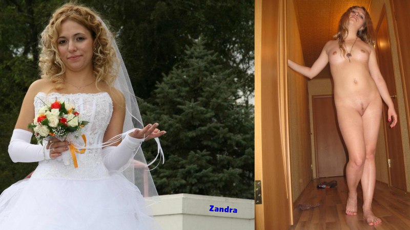 Голая невеста на церемонии