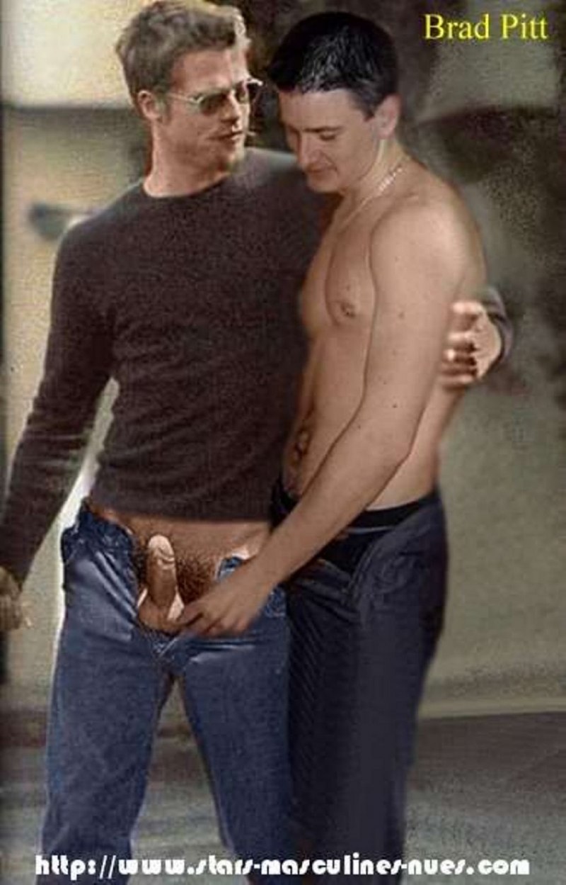 Молодой и голый Брэд Питт Brad Pitt