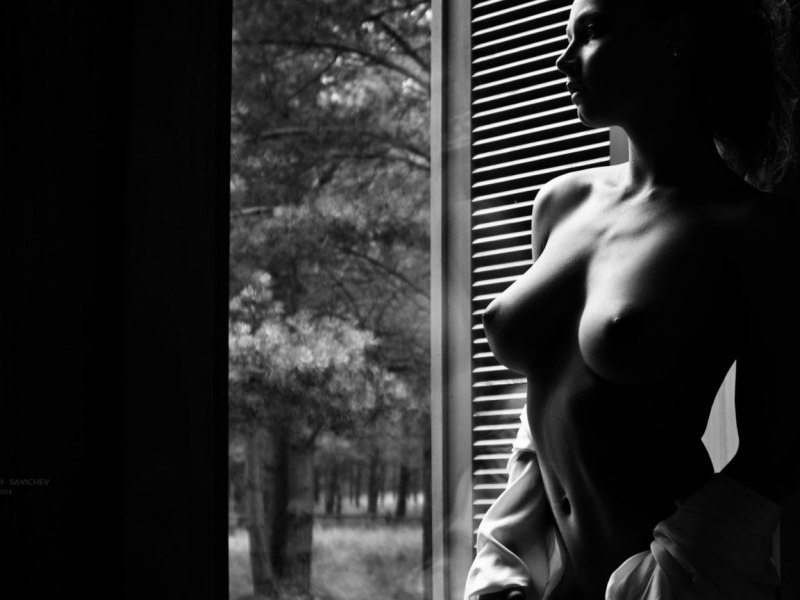 Голые женщины черно белое