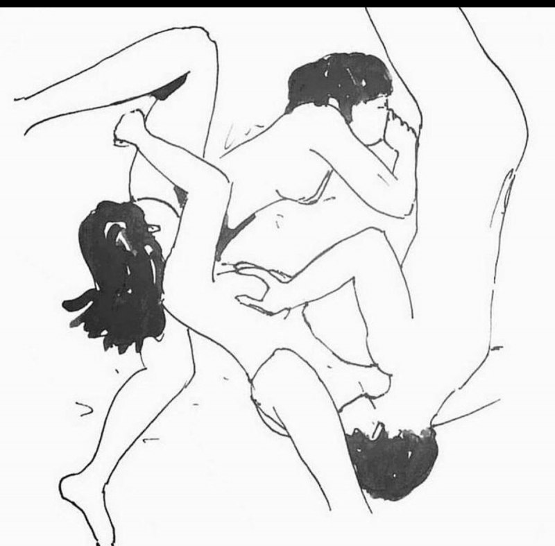 Красивый куннилингус 69 поза