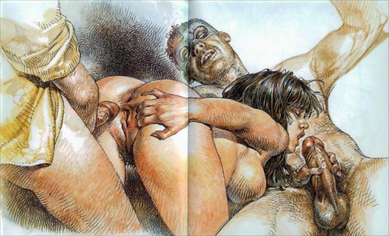 Порнорисунки карандашом