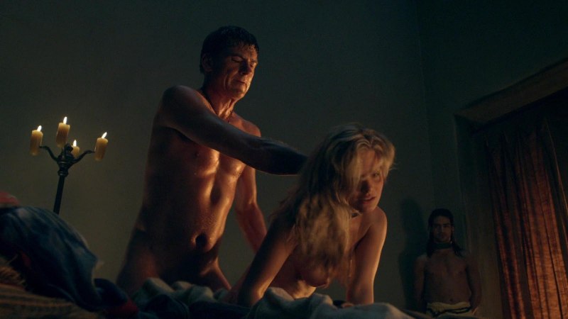 Эротические сцены из фильма Спартак