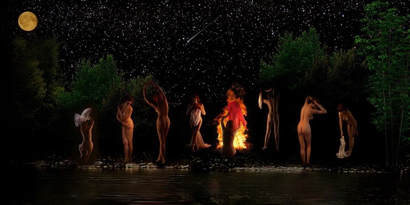 Купание на Ивана Купала нагишом